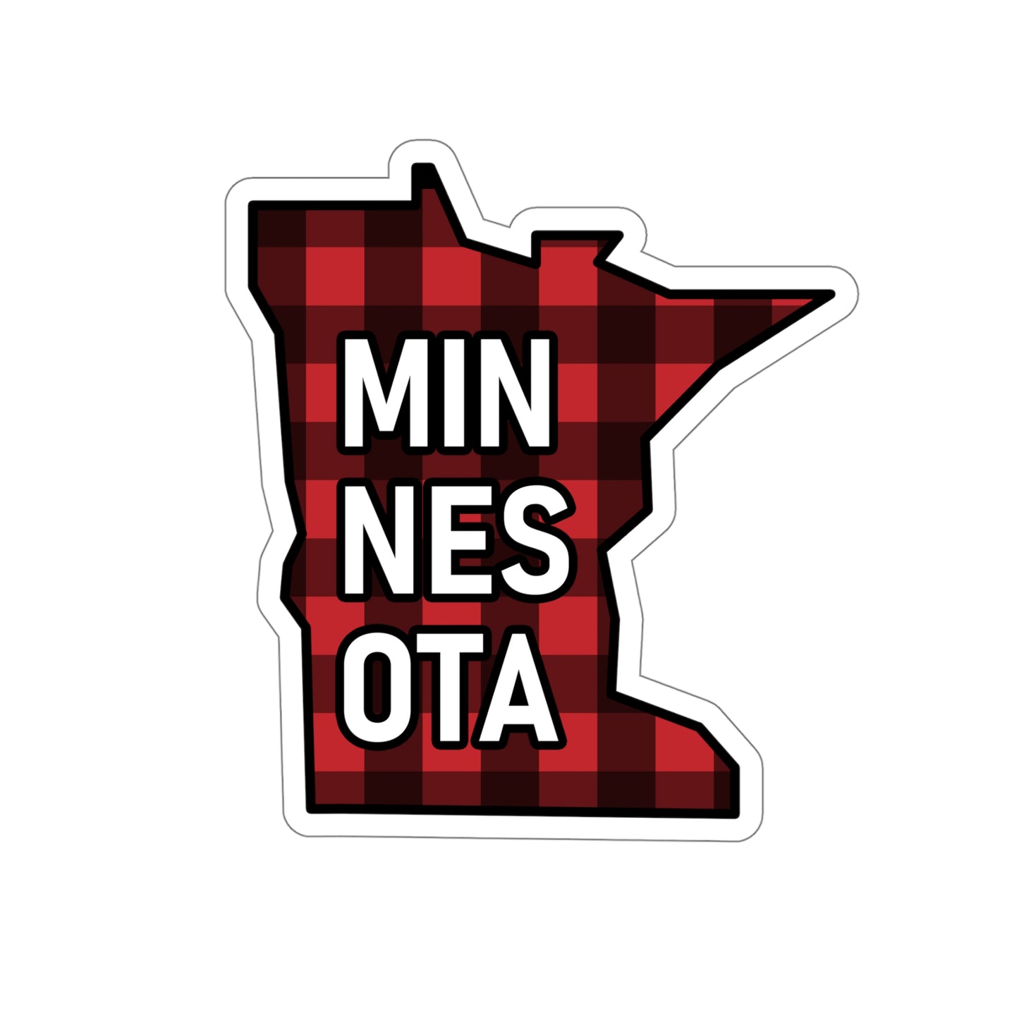 Minnesota Flannel Sticker