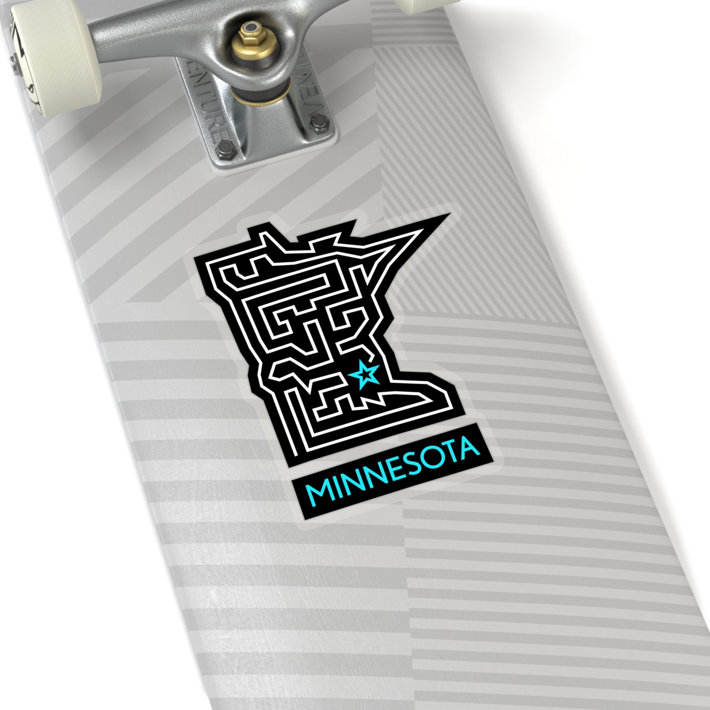 Lines of Minnesota Sticker