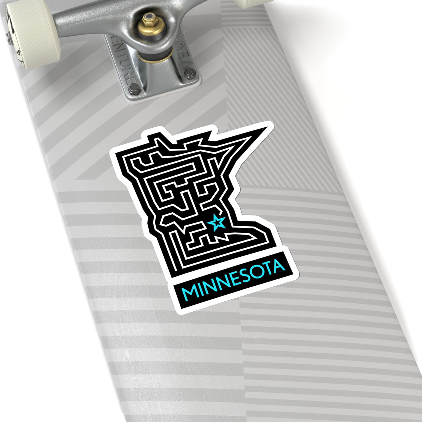 Lines of Minnesota Sticker