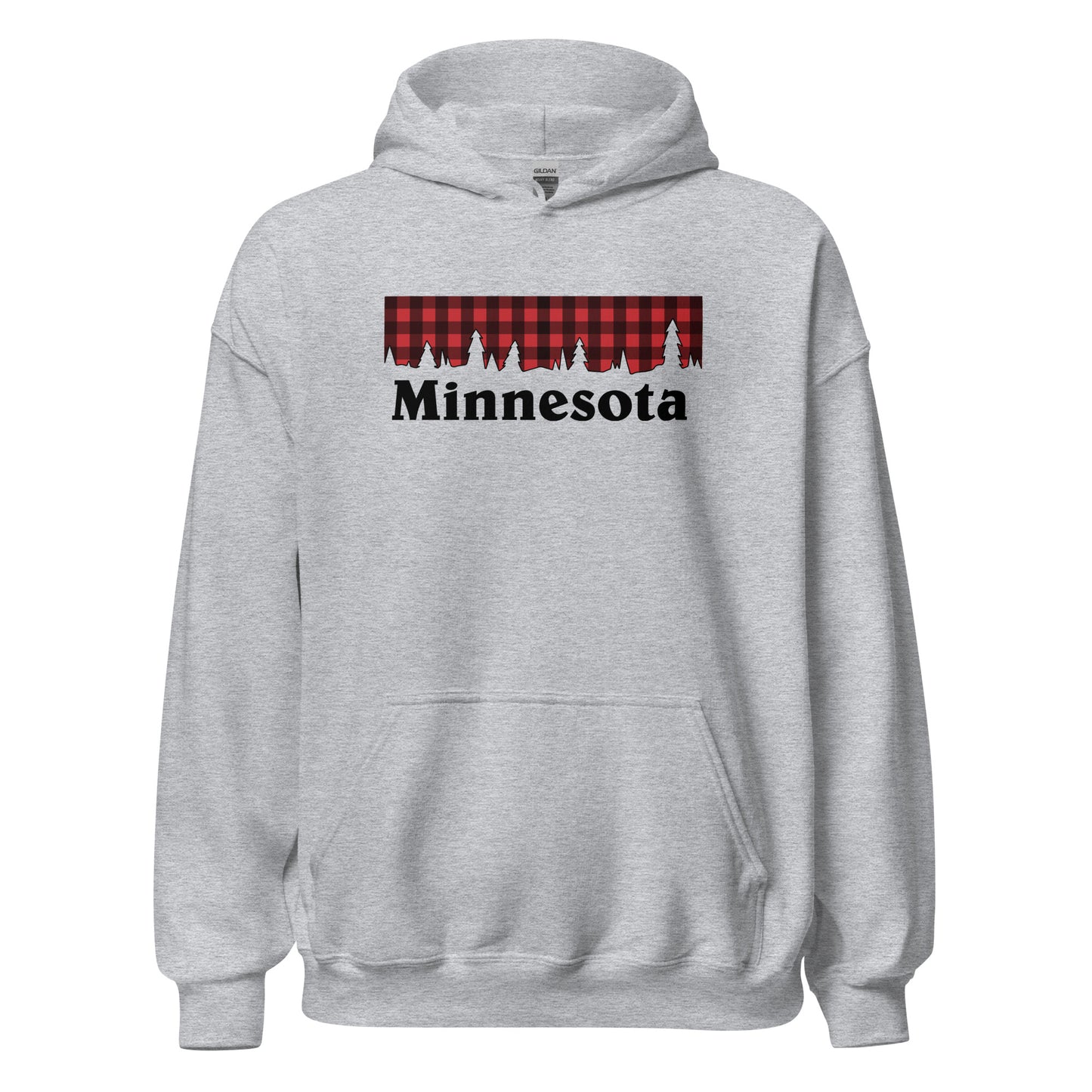 Minnesota Plaid Hoodie