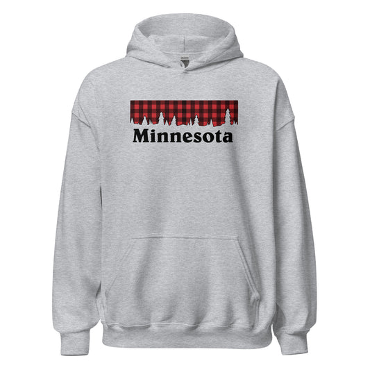 Minnesota Plaid Hoodie